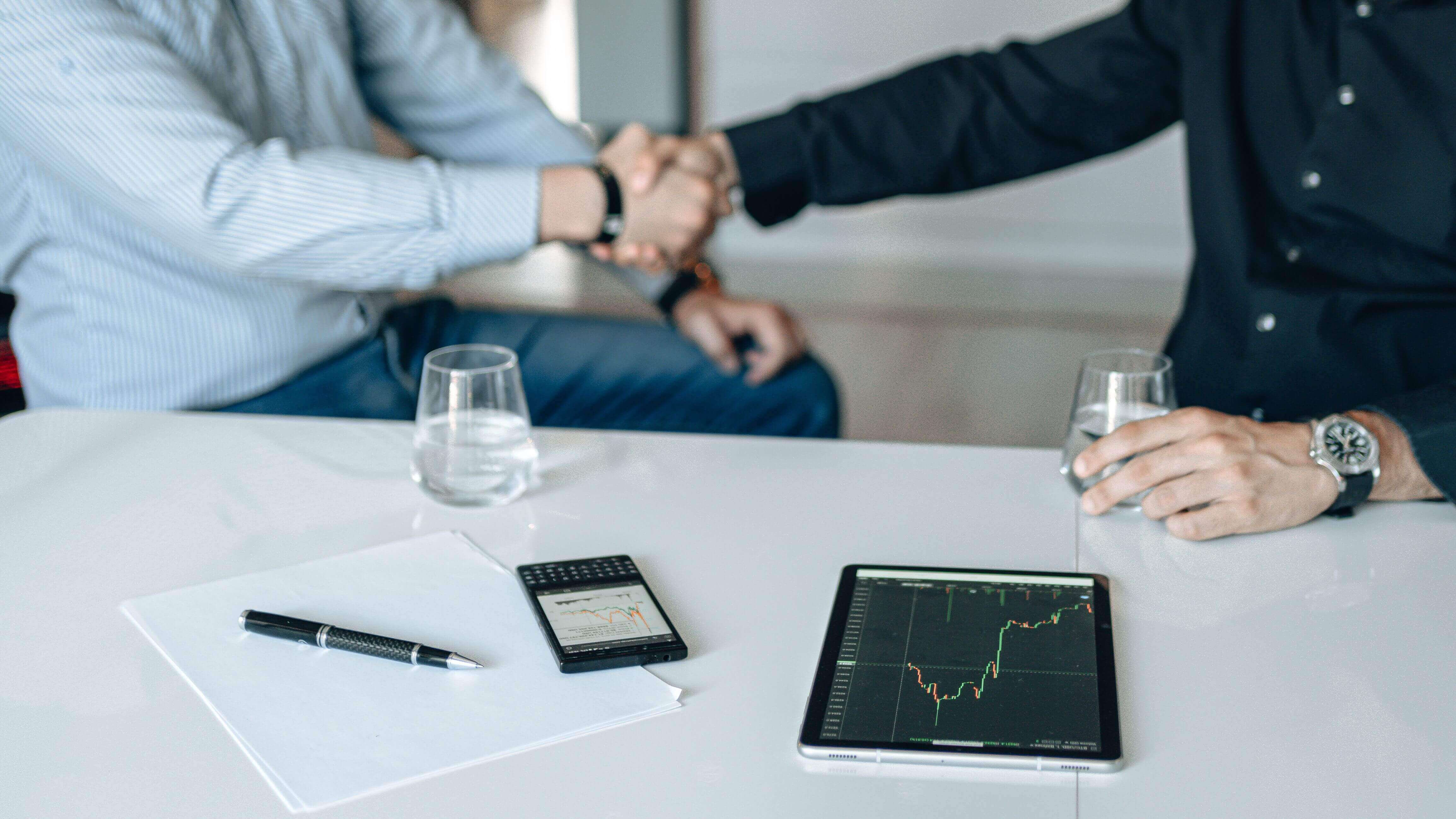 Analyst reviewing financial data